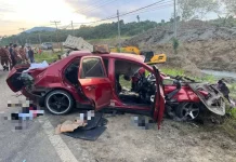 ஐந்து வாகனங்கள் மோதிய விபத்தில் உயிரிழந்த இரு பெண்கள்