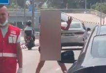 ஜார்ஜ் டவுனில் நிர்வாண நபர் போக்குவரத்து இடையூறு ஏற்படுத்தினார்