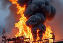 எண்ணெய் சுத்திகரிப்பு ஆலையில் தீ விபத்து: ஆஸ்திரேலியாவில் பெட்ரோல் தட்டுப்பாடு ஏற்படும் அபாயம்