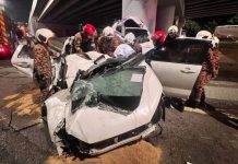 இஸ்கந்தர் சுல்தான் நெடுஞ்சாலையில் கோர விபத்து: கட்டுப்பாட்டை இழந்த கார் மோதி 19 வயது இளைஞன் மற்றும் 16 வயது சிறுமி பலி!