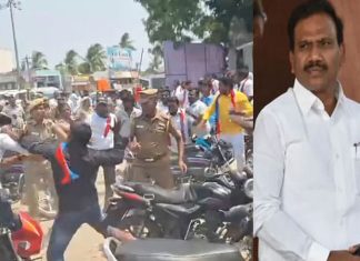 திமுக – விசிகவினர் இடையே மோதல்: கருத்து மோதலே ஜனநாயகத்திற்கு அரண்- ஆ.ராசா…