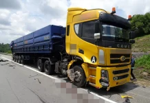 தெமர்லோ: விரைவுச் சாலையில் லோரியின் டயரை மாற்றிக் கொண்டிருந்த மெக்கானிக் விபத்தில் பலி