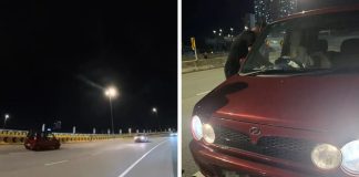 DASH நெடுஞ்சாலையில் போக்குவரத்து விதிக்கு எதிராக வாகனமோட்டிய மூதாட்டி கைது