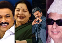 1500-க்கும் மேல் படங்கள் – அண்ணா முதல் விஜய் வரை… 7 முதல்-அமைச்சர்களுடன் நடித்த ஒரே நடிகை