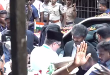 இந்திய யூனியன் முஸ்லிம் லீக் தலைவரை சந்தித்த முதல்-அமைச்சர் விஜய்