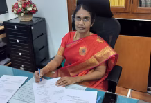சட்டத்துறையின் முதல் பெண் செயலாளராக ப.சுமதி நியமனம்
