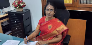சட்டத்துறையின் முதல் பெண் செயலாளராக ப.சுமதி நியமனம்