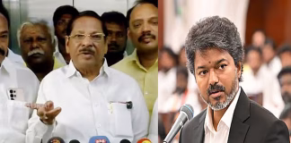 உள்ளாட்சித் தேர்தலில் ஒரு மேயர் இடத்திலாவது தவெக வென்றால் ஒரு பக்க மீசையை எடுத்துக் கொள்கிறேன் -ஆர்.எஸ்.பாரதி