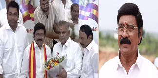 தவெகவில் இணைந்த திரைப்பட இயக்குநர் ஆர்.வி உதயகுமார்