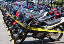 திரெங்கானு காவல்துறை பறிமுதல் செய்யப்பட்ட 222 RXZ மோட்டார் சைக்கிள்களை உரிமையாளர்களிடம் ஒப்படைப்பு