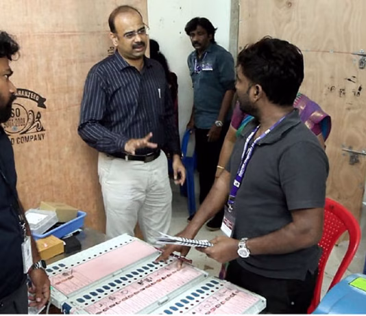 கொளத்தூர் தொகுதி வாக்குப்பதிவு இயந்திரங்களில் நடைபெற்ற ஆய்வு நிறைவு