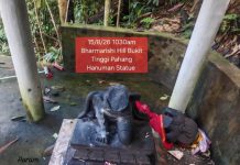 பகாங் பிரம்மரிஷி ஆலயத்தில் சுவாமி சிலைகள் சேதப்படுத்தப்பட்ட விவகாரம்: சிசிடிவி, சாட்சிகள் இன்றி திணறும் போலிஸ்!