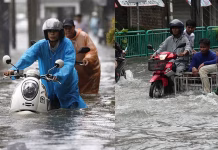 தாய்லாந்தில் கனமழை, வெள்ளம்; மக்கள் அவதி …