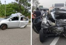 நீலாய் அருகே பிளஸ் நெடுஞ்சாலையில் கொடூர விபத்து: நடுரோட்டில் பழுதாகி நின்ற கார் மீது லோரி மோதி பெண் பலி!
