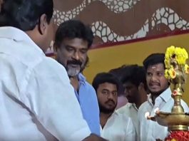 திருச்சியில் குத்துவிளக்கு ஏற்றுவதில் காங்கிரஸ் எம்.பி., தவெக எம்.எல்.ஏ. இடையே சலசலப்பு…